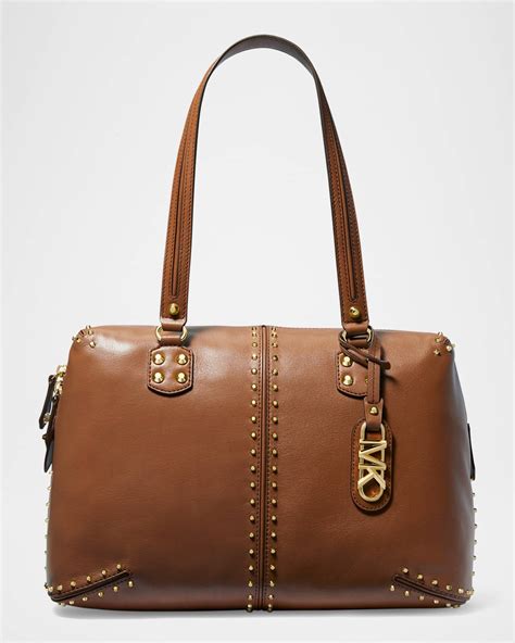 michael kors downtown astor large leather shoulder bag|Downtown Astor Large Pebbled Leather Shoulder Bag .